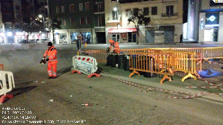 Pescara - Pulizia della città dopo Capodanno, 200 operatori di Ambiente spa al lavoro